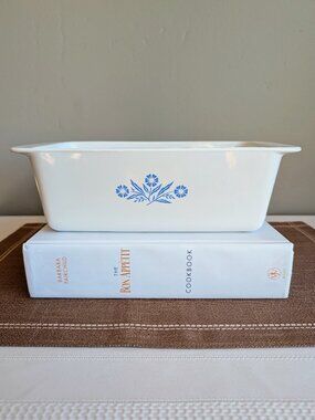1980s Corning Ware Blue Cornflower Loaf Pan – 1.5 Qt – Super Clean